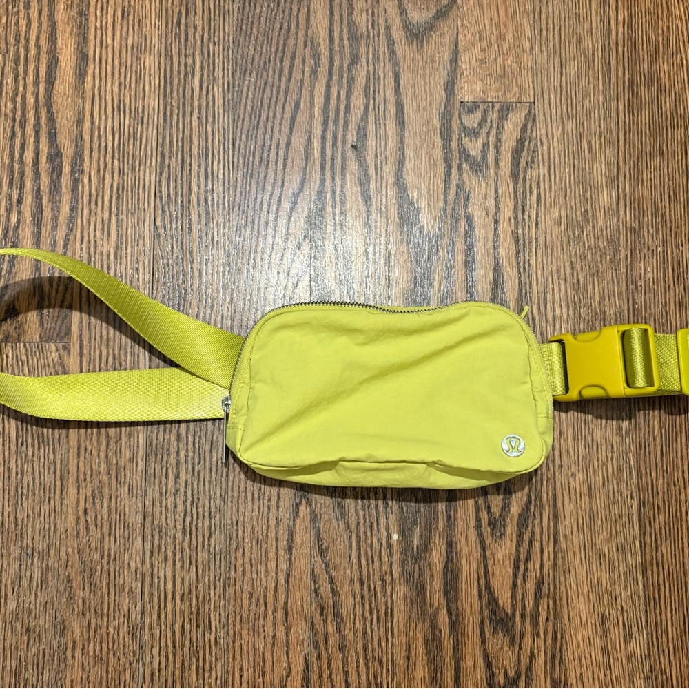 lululemon athletica neon green/yellow Crossbody Bag